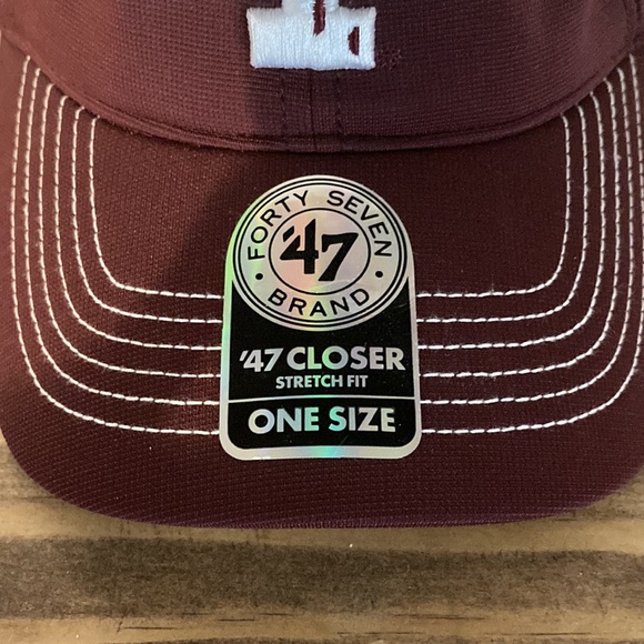 Texas A & M Fitted Stretch Fit Hat - Picture 3 of 9